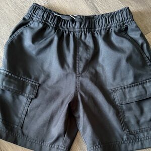 Abercrombie kids size 11/12  Elastic-Waist Cargo Shorts - Black